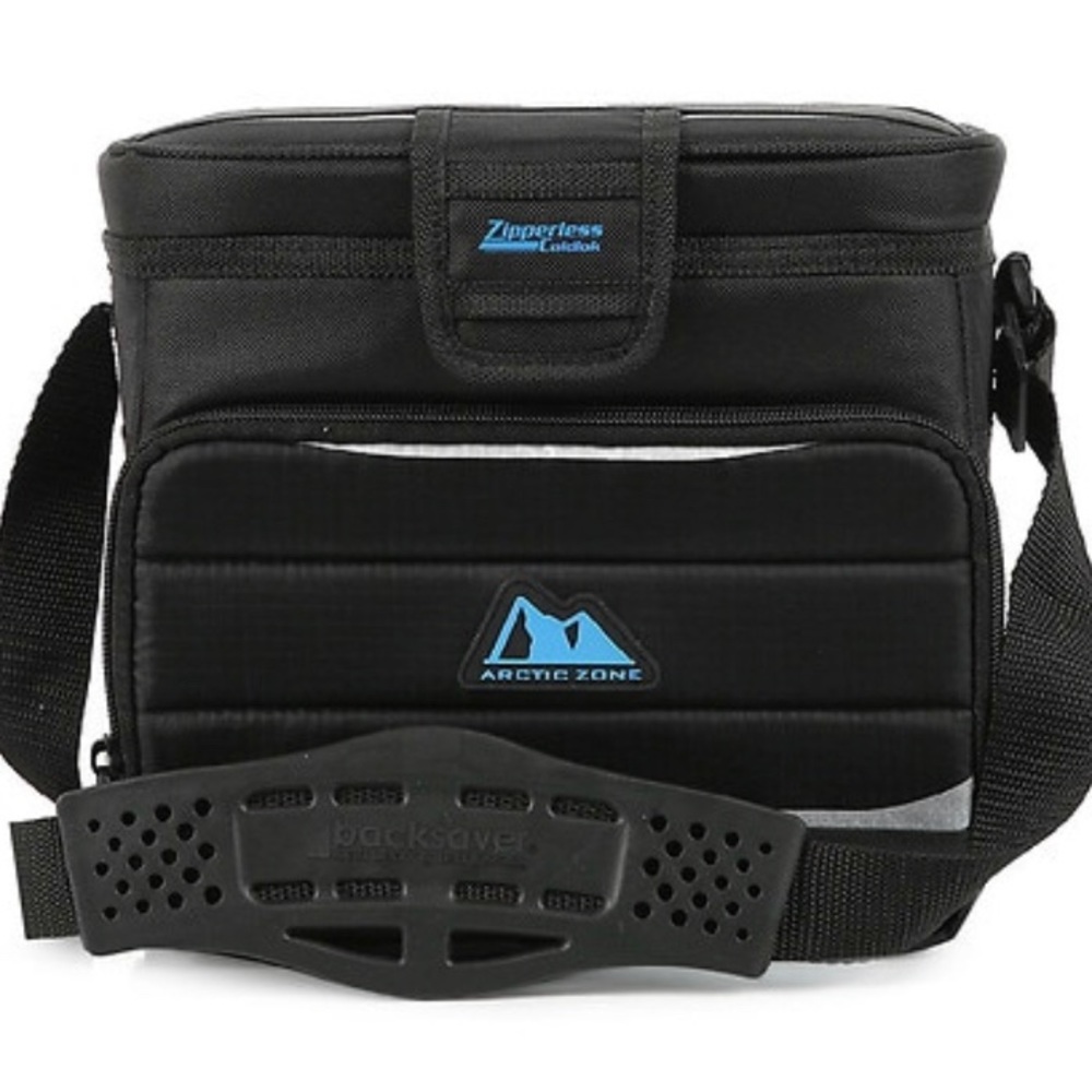 Arctic Zone Cooler ,water repellent,wipe clean exterior, capacity 9 cans
